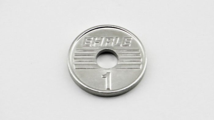 EHRLE Wertmarke Ehrle Typ 1 21x2.2 Mit kundenspezifischer Pr?gung 