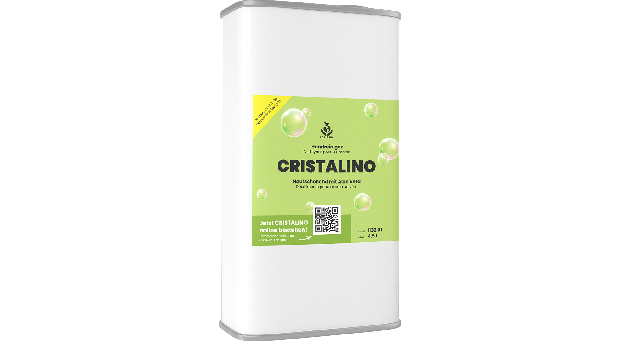 Handreiniger CRISTALINO, 4.5 l, Hautschonend mit Aloe Vera 