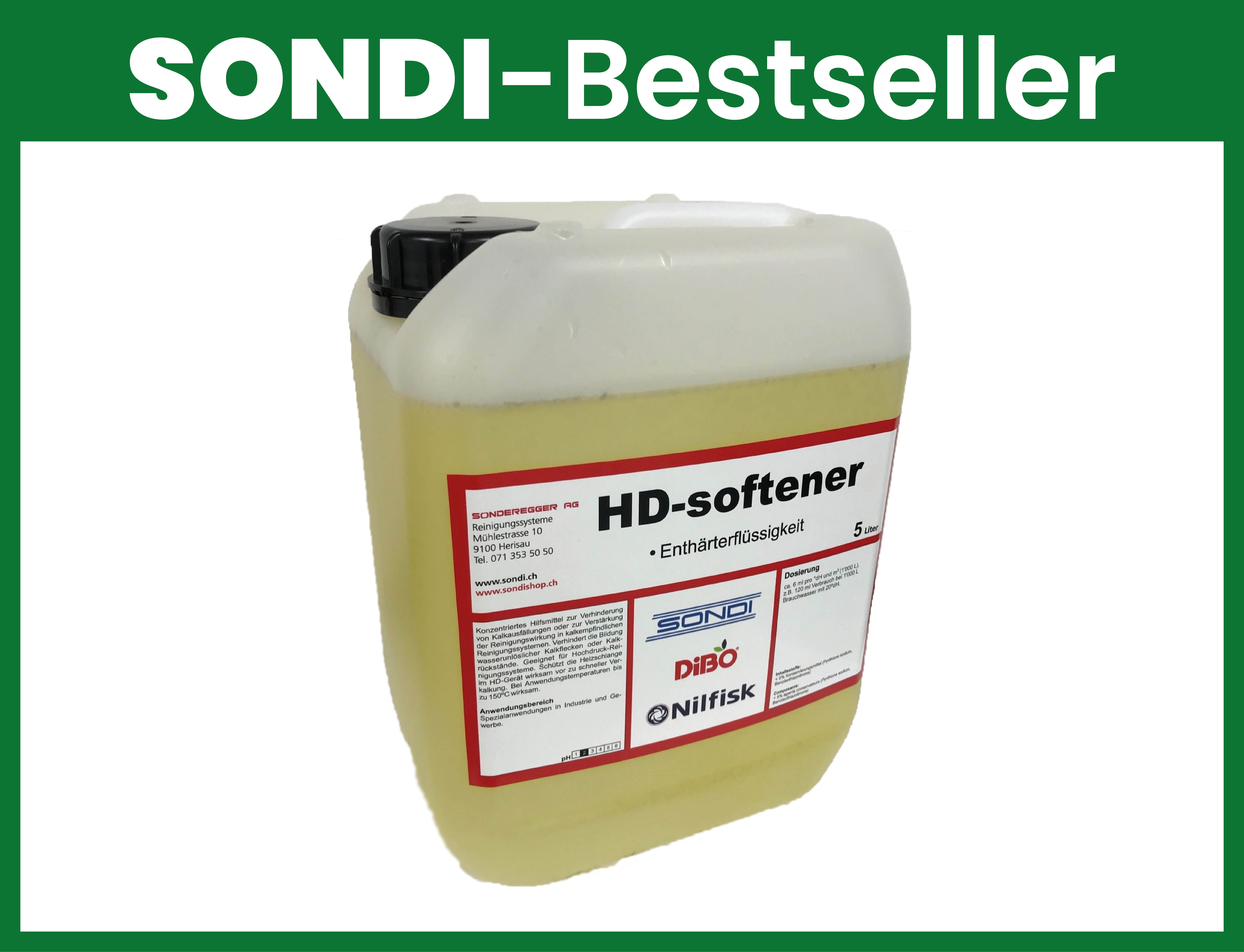 Enthärterflüssigkeit HD-Softener 5 Liter