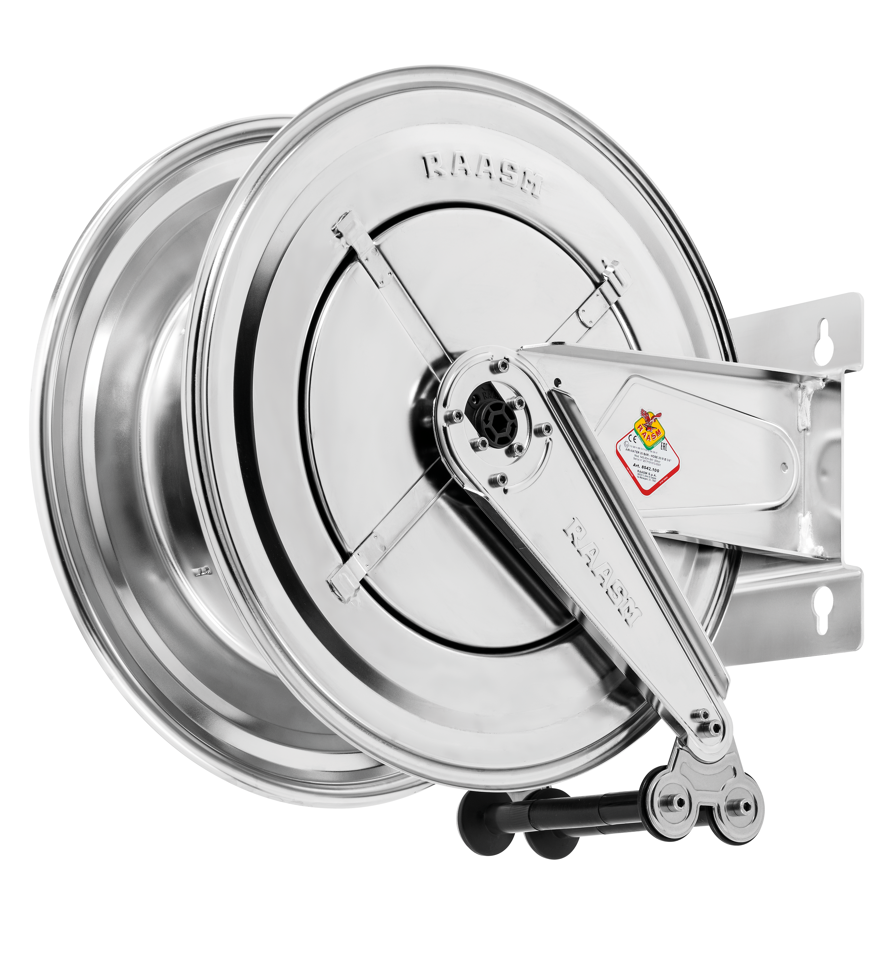 Schlauchaufroller automatisch S. 540 100 bar INOX