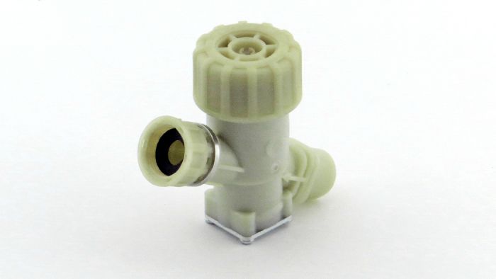EHRLE Schmutzfänger DN17 10bar 250my beiseitig 3/4" mit Sieb Maschenweite 0,25mm PA66 (Pumpeneingang)  